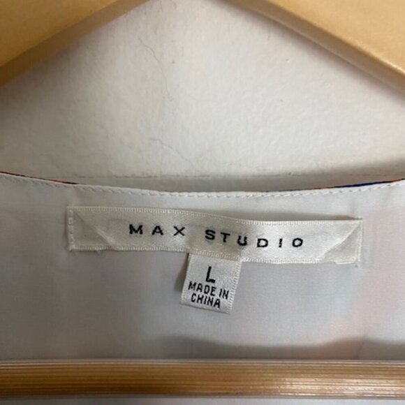 Max Studio Sleeveless Mosaic Print Dress Large - Picture 3 of 5